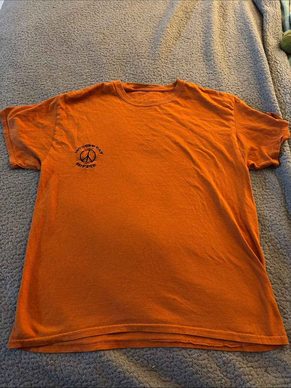 Orange Short-Sleeve Crewneck T-Shirt